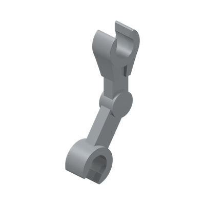 SPACE SKELETON ARM · Medium Stone Grey (réf. BrickLink Light Bluish Gray)