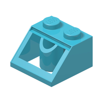 ROOF TILE 2X2/45° · Medium Azur (réf. BrickLink Medium Azure)