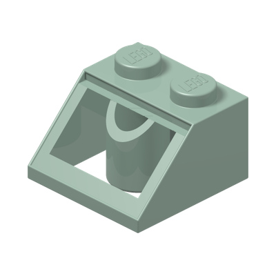 ROOF TILE 2X2/45° · Sand Green (réf. BrickLink Sand Green)