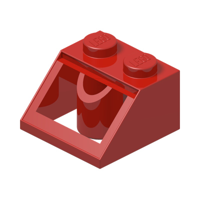 ROOF TILE 2X2/45° · Bright Red (réf. BrickLink Red)