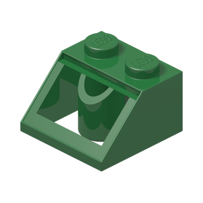 ROOF TILE 2X2/45° · Dark Green (réf. BrickLink Green)