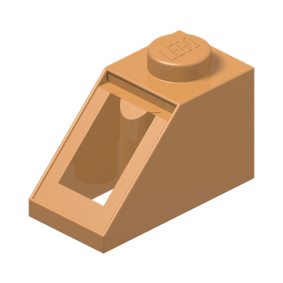 ROOF TILE 1X2/45° · Medium Nougat (réf. BrickLink Medium Nougat)