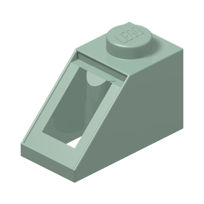 ROOF TILE 1X2/45° · Sand Green (réf. BrickLink Sand Green)