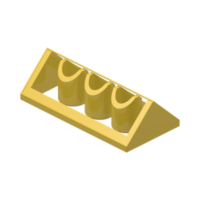 Slope 45 2 x 4 Double · LEGO 4240173 (réf. BrickLink 3041) · Couleur BrickLink : Yellow