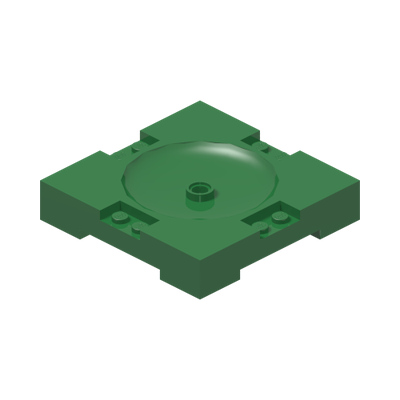 Sports Field Section 8 x 8 · LEGO 4141119 (réf. BrickLink 30492) · Dark Green (réf. BrickLink Green)