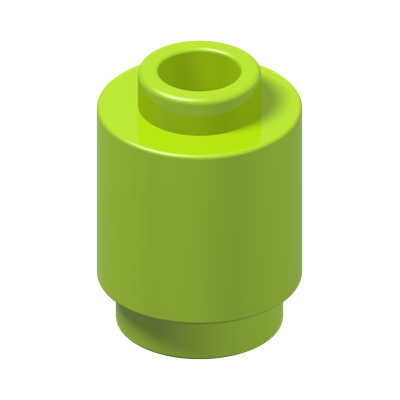 ROUND BRICK 1X1 · Bright Yellowish Green (réf. BrickLink Lime)