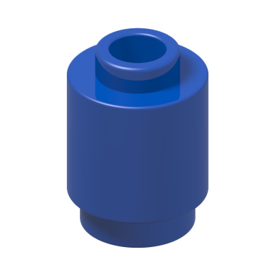 ROUND BRICK 1X1 · Bright Blue (réf. BrickLink Blue)