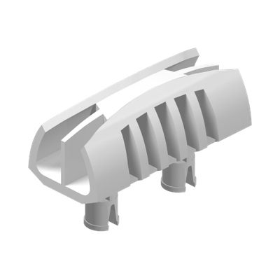 Vehicle, Grille 1 x 4 with 2 Pins · Réf. BrickLink 30622 · Couleur BrickLink : White