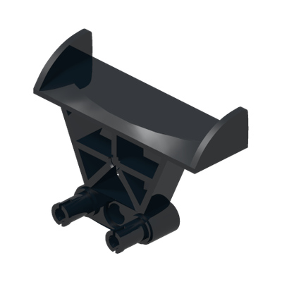 Vehicle, Spoiler 3 x 4 x 6 · Réf. BrickLink 30626 · Couleur BrickLink : Black