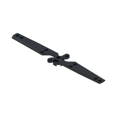 Propeller 2 Blade 4 x 22 · LEGO 4153025 (réf. BrickLink 30644) · Couleur BrickLink : Black