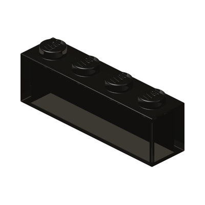 BRICK 1X4 W/O PINS · LEGO 6514079 (réf. BrickLink 3066) · Tr. Brown (réf. BrickLink Trans-Brown (Old Trans-Black))