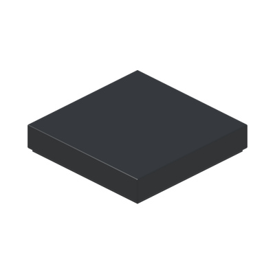 FLAT TILE 2X2 · Black (réf. BrickLink Black)
