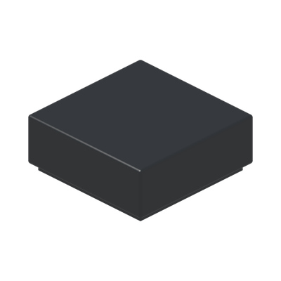 FLAT TILE 1X1 · Black (réf. BrickLink Black)
