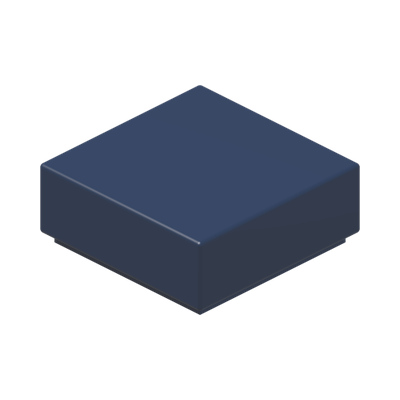 FLAT TILE 1X1 · Earth Blue (réf. BrickLink Dark Blue)