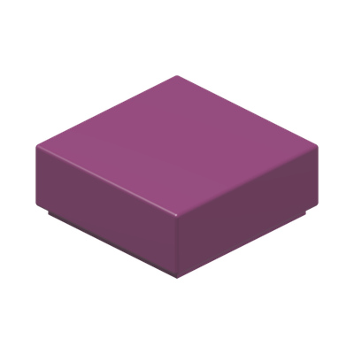 FLAT TILE 1X1 · Bright Reddish Violet (réf. BrickLink Magenta)