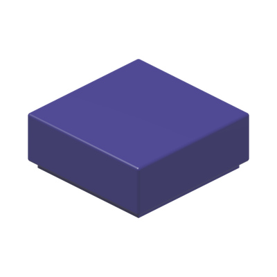 FLAT TILE 1X1 · Medium Lilac (réf. BrickLink Dark Purple)