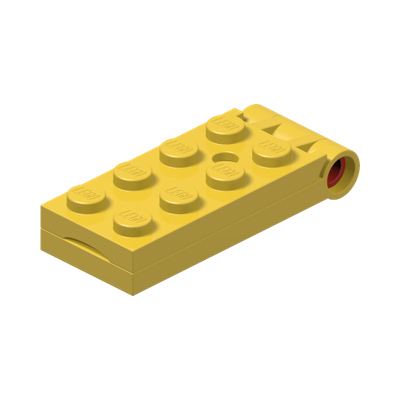 Hinge Plate 2 x 4 · Réf. BrickLink 3149c01 · Couleur BrickLink : Yellow