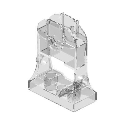 Duplo Technic Gearbox · Réf. BrickLink 31624 · Couleur BrickLink : Trans-Clear