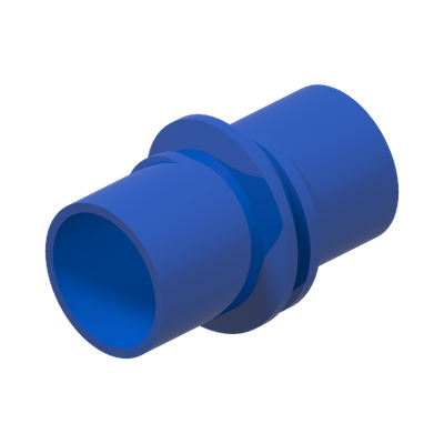 Duplo Technic Tube with Worm Gear · Réf. BrickLink 31625 · Bright Blue (réf. BrickLink Blue)