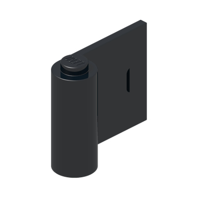 Door 1 x 3 x 2 Right · LEGO 318826 (réf. BrickLink 3188) · Couleur BrickLink : Black