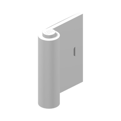 Door 1 x 3 x 3 Right · Réf. BrickLink 3190 · Couleur BrickLink : White