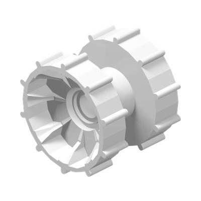Technic Tread Hub · LEGO 4107487 (réf. BrickLink 32007) · Couleur BrickLink : White