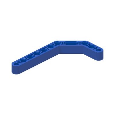 DOUBLE ANGULAR BEAM 3X7 45° · Bright Blue (réf. BrickLink Blue)