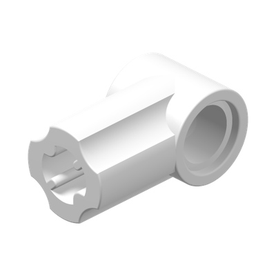 ANGLE ELEMENT, 0 DEGREES [1] · LEGO 6332573 (réf. BrickLink 32013) · White (réf. BrickLink White)