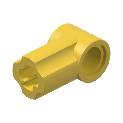 ANGLE ELEMENT, 0 DEGREES [1] · Bright Yellow (réf. BrickLink Yellow)
