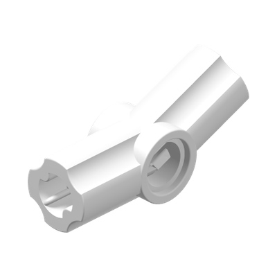 ANGLE ELEMENT, 157,5 DEGR. [3] · LEGO 6261390 (réf. BrickLink 32016) · White (réf. BrickLink White)