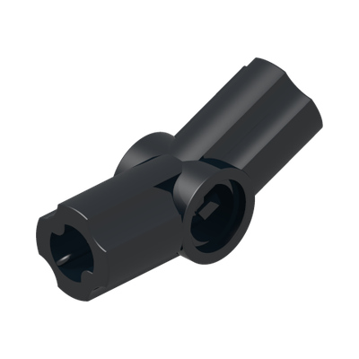 ANGLE ELEMENT, 157,5 DEGR. [3] · Black (réf. BrickLink Black)