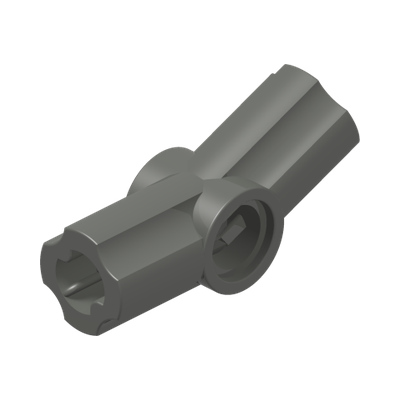 ANGLE ELEMENT, 157,5 DEGR. [3] · Dark Stone Grey (réf. BrickLink Dark Bluish Gray)