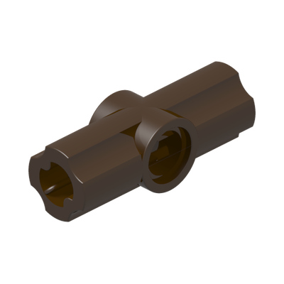 ANGLE ELEMENT, 180 DEGREES [2] · Dark Brown (réf. BrickLink Dark Brown)