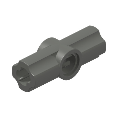 ANGLE ELEMENT, 180 DEGREES [2] · Dark Stone Grey (réf. BrickLink Dark Bluish Gray)