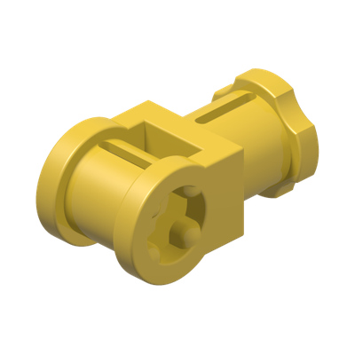 CATCH W. CROSS HOLE · Bright Yellow (réf. BrickLink Yellow)