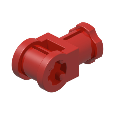 CATCH W. CROSS HOLE · Bright Red (réf. BrickLink Red)