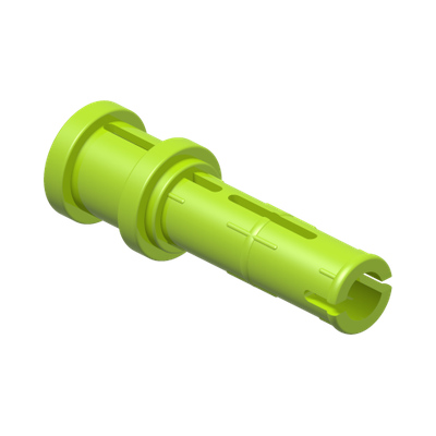2M FRIC. SNAP W/CROSS HOLE · Bright Yellowish Green (réf. BrickLink Lime)