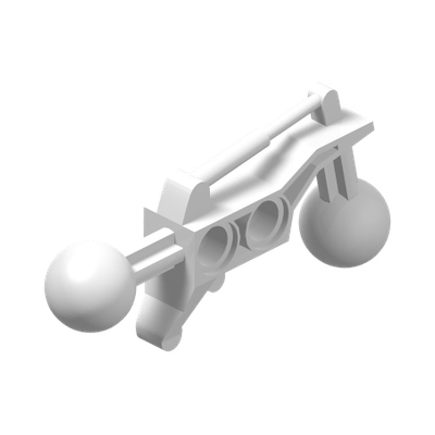 Technic Ball Joint 2 x 7 with 2 Ball Joint · Réf. BrickLink 32173 · Couleur BrickLink : White