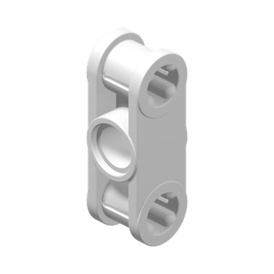 DOUBLE CROSS BLOCK · White (réf. BrickLink White)
