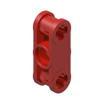 DOUBLE CROSS BLOCK · Bright Red (réf. BrickLink Red)