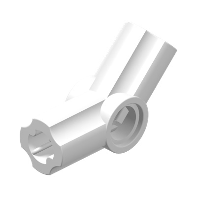 ANGLE ELEMENT 135 DEG. [4] · LEGO 6262904 (réf. BrickLink 32192) · White (réf. BrickLink White)