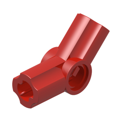 ANGLE ELEMENT 135 DEG. [4] · Bright Red (réf. BrickLink Red)