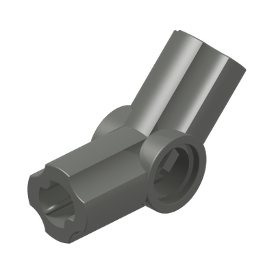 ANGLE ELEMENT 135 DEG. [4] · Dark Stone Grey (réf. BrickLink Dark Bluish Gray)