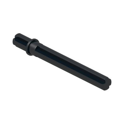 Technic, Axle  5.5L with Stop · LEGO 4124045 (réf. BrickLink 32209) · Couleur BrickLink : Black