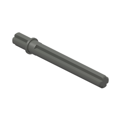 CROSS AXLE 5,5  WITH STOP 1M. · Dark Stone Grey (réf. BrickLink Dark Bluish Gray)