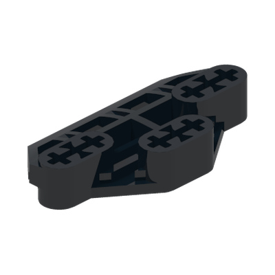 Technic, Axle Connector Block 3 x 6 with 6 Holes · LEGO 4236019 (réf. BrickLink 32307) · Couleur BrickLink : Black