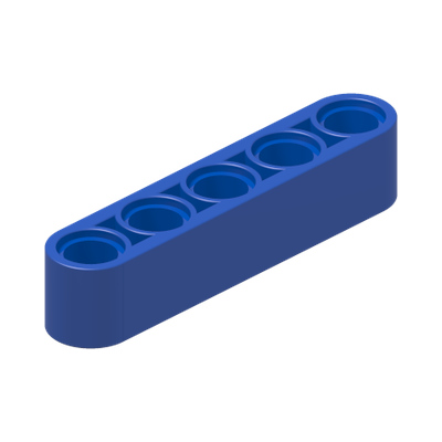 TECHNIC 5M BEAM · Bright Blue (réf. BrickLink Blue)