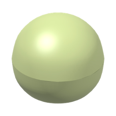 BALL 10.2, W/ CROSS HOLE · Spring Yellowish Green (réf. BrickLink Yellowish Green)