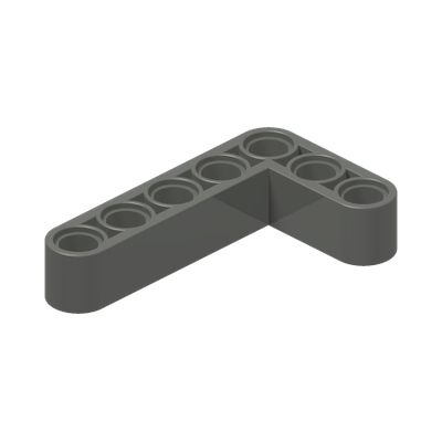 TECHNIC ANG. BEAM 3X5 90 DEG. · Dark Stone Grey (réf. BrickLink Dark Bluish Gray)