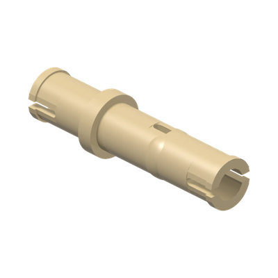 3M CONNECTOR PEG · LEGO 6321305 (réf. BrickLink 32556) · Brick Yellow (réf. BrickLink Tan)